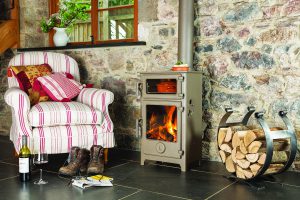 Wood burning stove showroom