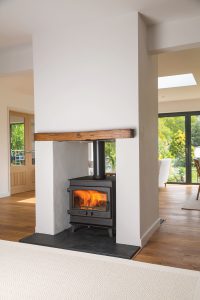 Wood burning stove showroom