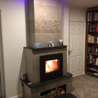 Stovax Elise 540 5Kw with three sided profil flame Stovax Elise