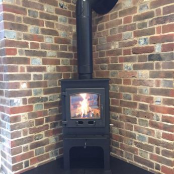 Dean Forge Croft Junior 5 Kw with Log store Dean Forge